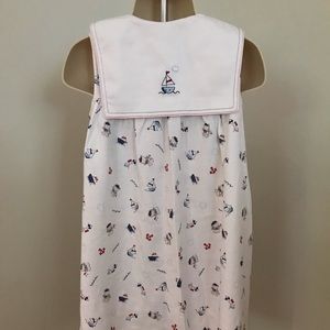 Kissy Kissy Toddler Girls Long Sailor Dress 3T